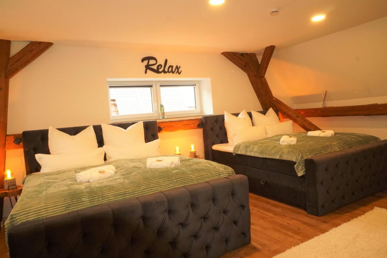 Galerie-Wohnung I Sanierter Pferdestall I Europapark I Boxspring I Nespresso 키펜하임 외부 사진