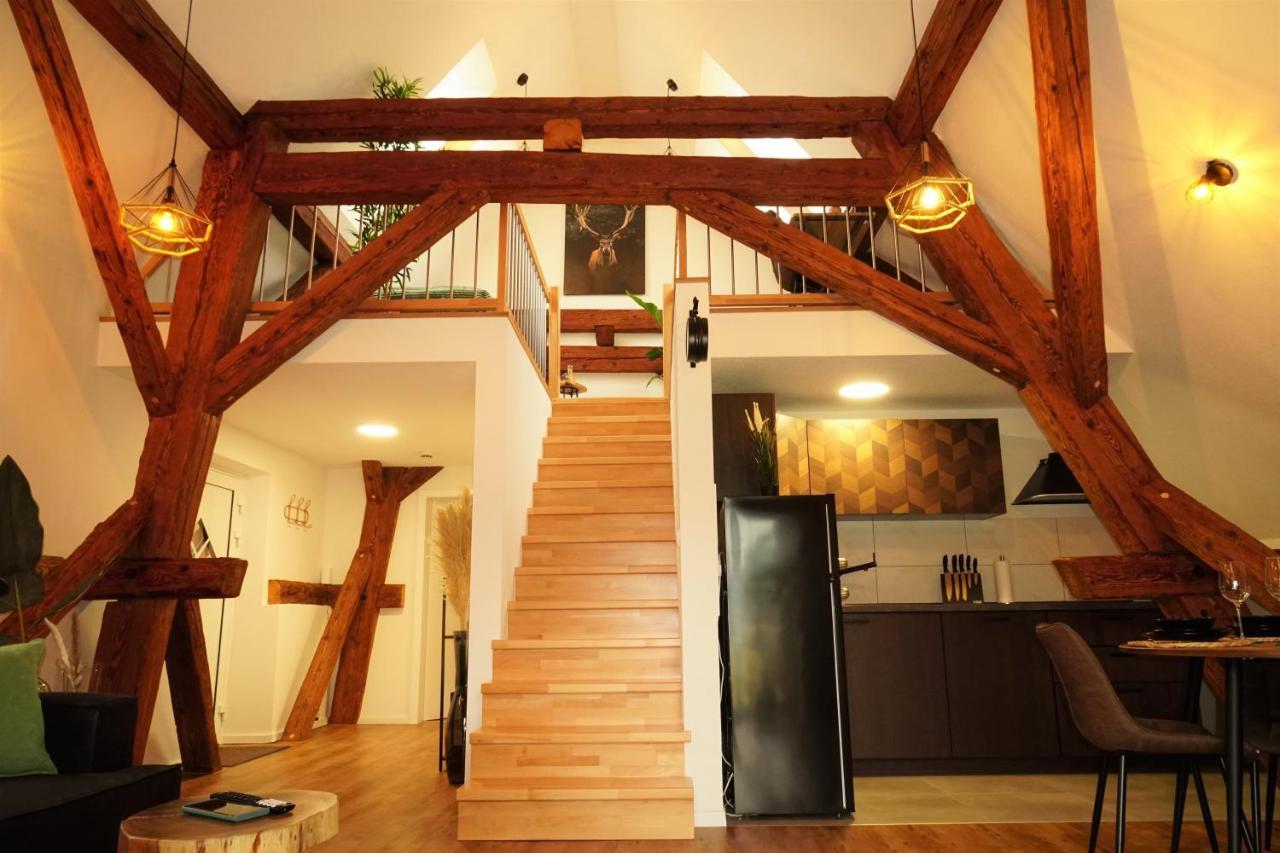 Galerie-Wohnung I Sanierter Pferdestall I Europapark I Boxspring I Nespresso 키펜하임 외부 사진
