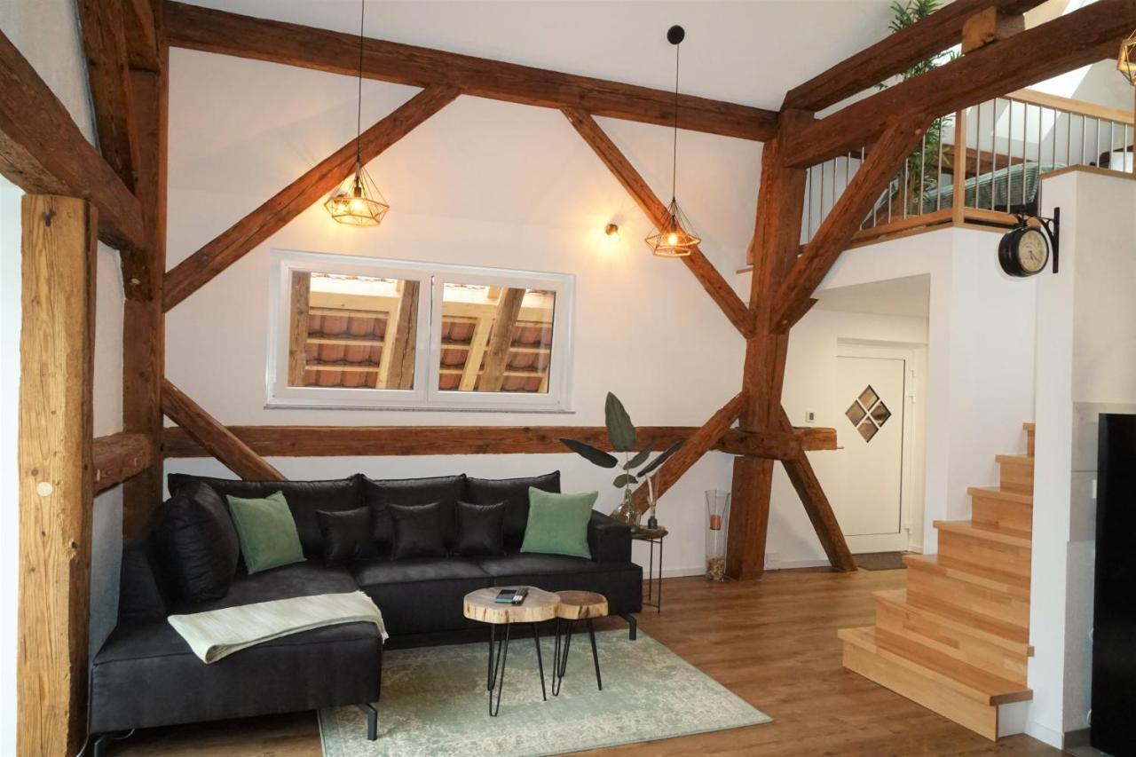 Galerie-Wohnung I Sanierter Pferdestall I Europapark I Boxspring I Nespresso 키펜하임 외부 사진